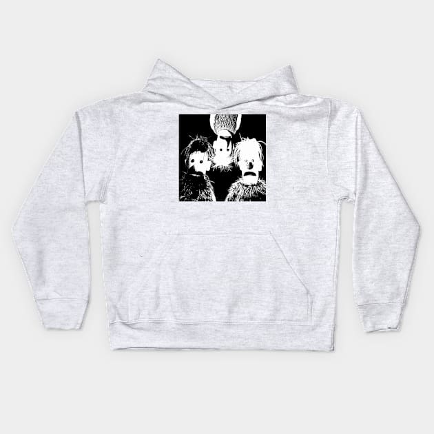 Zeke, Zorg and Zaskin Kids Hoodie by Davqueezall